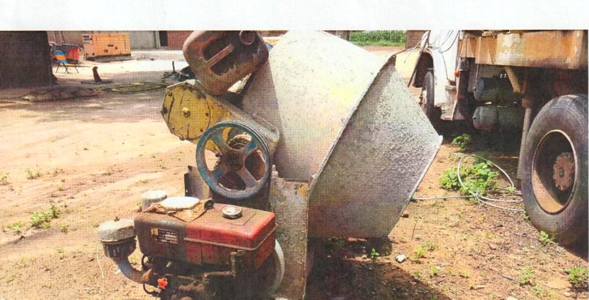 Site concrete mixer